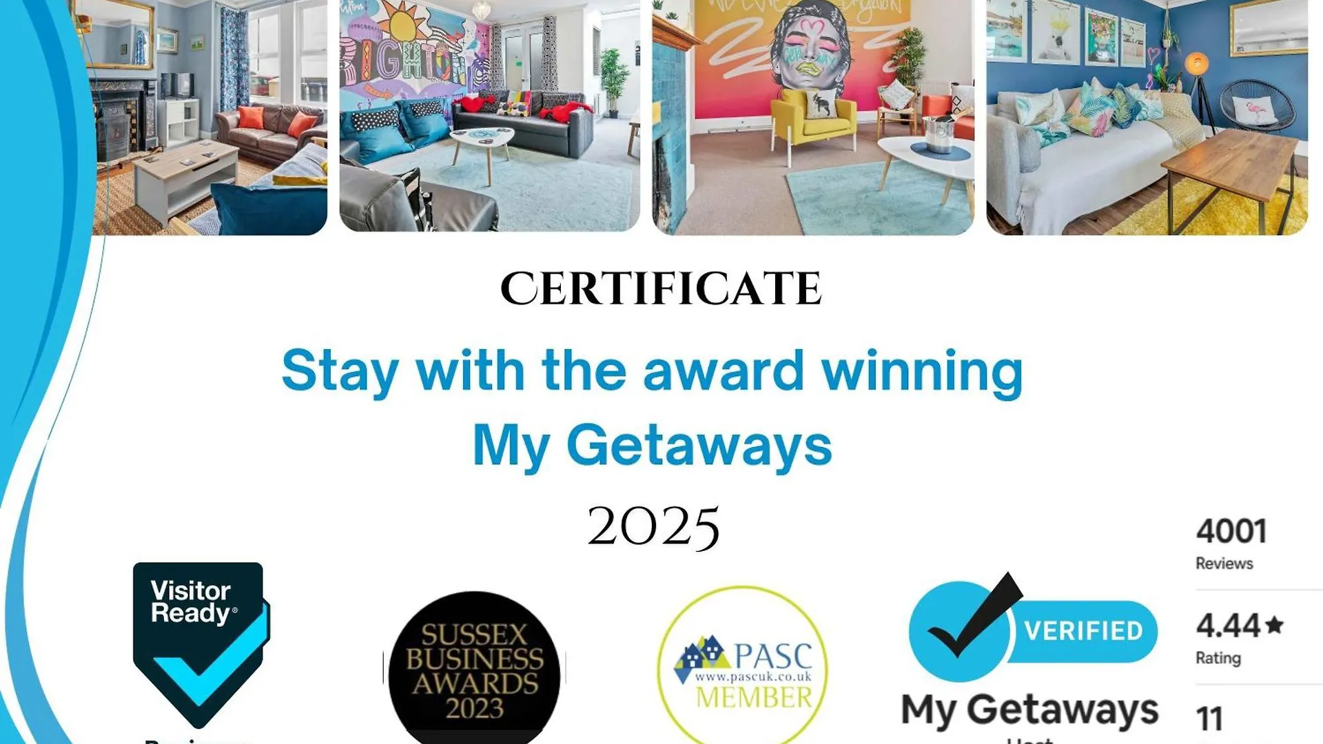Buzzing Brighton Apartments By My Getaways 0*,